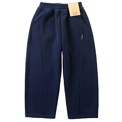 秋冬男童加绒运动休闲裤加厚保暖