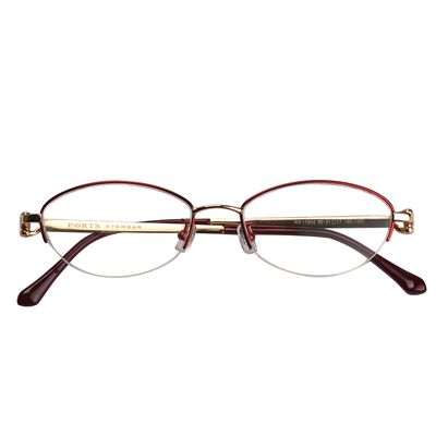 PORTS时尚合金半框眼镜架