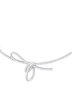 HEFANG银纯银十字链条女锁骨链