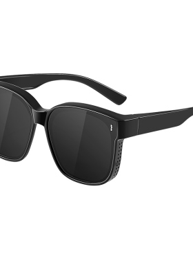 【卡在眼镜上的墨镜】偏光套镜