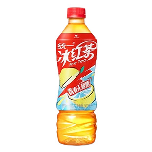 统一柠檬味冰红茶500ml瓶畅饮茉莉味绿茶夏季解暑饮料饮品整箱