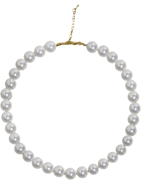 LANHEGE强光合成珍珠经典项链