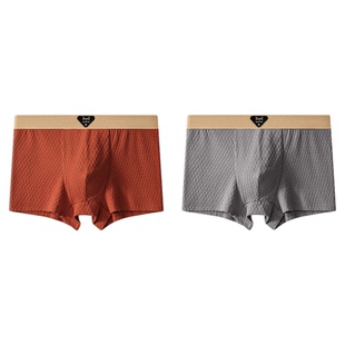 猫人男士内裤纯棉男生2025新款四角短裤男式宽松透气平角裤头男款