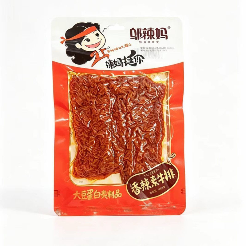 邬辣妈香辣素牛排100g*10袋