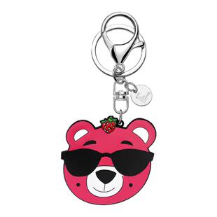 经典可爱草莓熊钥匙圈钥匙链卡通钥匙扣学生书包服装挂件百搭配饰