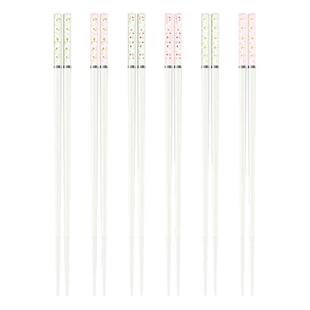 日式樱花合金筷子轻奢风网红高颜值抗菌快子可爱防霉高级家用高档