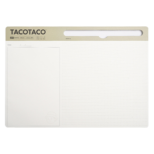 TacoTaco脑洞记录本随时有idea随时记录带笔槽可撕便签本月计划本工作学习周计划计划表横线方格空白笔记本子