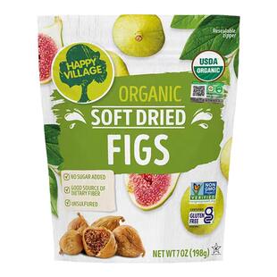 临期清仓happy village有机无花果肉干即食解馋零食孕妇休闲食品