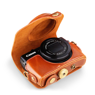 适用佳能G7X Mark II相机包g7x2皮套g7x3保护套mark2便携保护壳