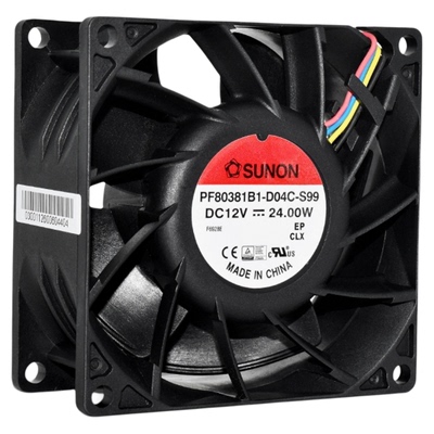 建准暴力8038双滚珠散热风扇12V