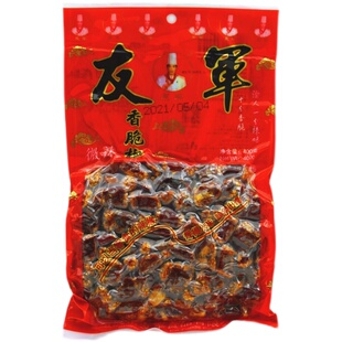 重庆特产友军香脆椒400g微辣中辣零食酥脆红辣椒花生下酒麻辣调料