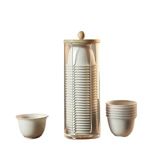 一次性功夫茶杯稻壳加厚品茗杯喝茶小茶杯试饮旅行饮茶便捷杯外出