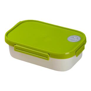 茶花分隔双层饭盒学生党上班带饭午餐保鲜盒微波冷藏密封便当饭盒