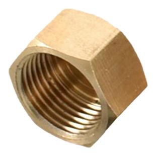 黄铜水管堵帽4分内丝闷堵1分2分3分机台器械铜堵热水器6分1寸管堵