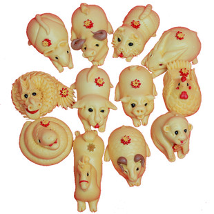 正月十五花灯面食胶东大花饽饽馒头元宵节礼品纯手工12生肖包邮