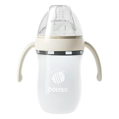 小土豆硅胶宽口奶瓶防胀气