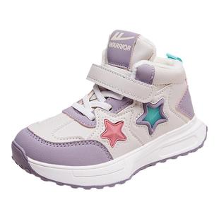 回力童鞋女童二棉鞋加绒2025新款冬季高帮运动鞋女童鞋子加绒棉鞋