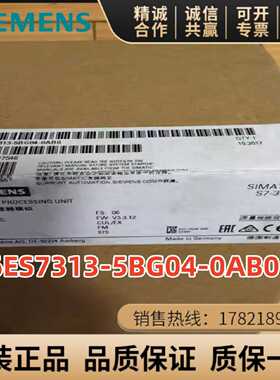 议价6ES7313-5BG04-0AB0西门子S7-300CPU313C模块6ES7 313-5BG04-