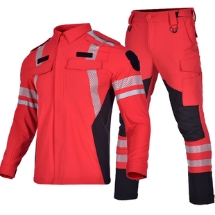 朗森凯正品春秋消防救援服作训服劳保公益应急抢险工作服战斗服装