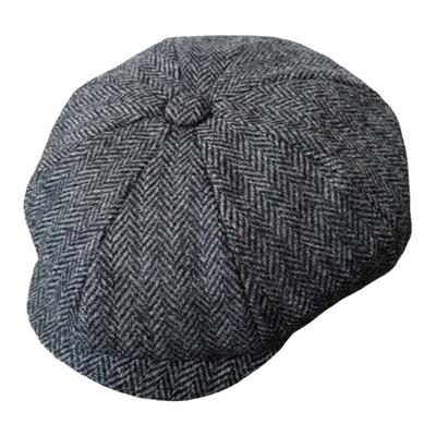 谢尔比报童帽复古哈里斯八角帽子