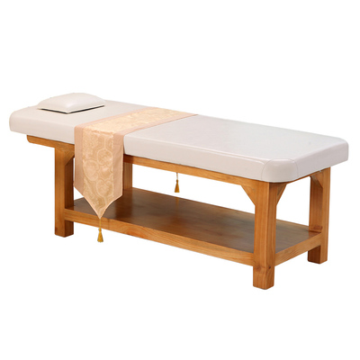 实木中医养生推拿免安装带洞