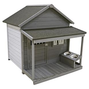 四季通用木制狗窝室外防雨户外狗屋狗笼子狗房子型冬季保暖大型犬