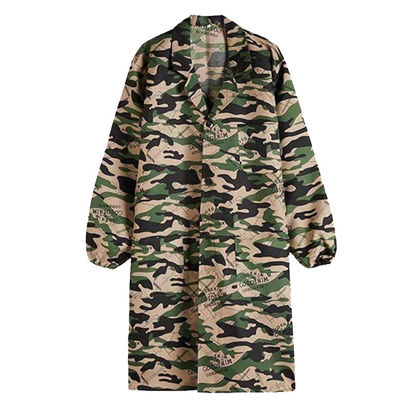 连帽长袖搬运工作服涤棉长款四季