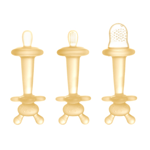 马博士牙胶婴儿磨牙棒4个月小月龄宝宝防吃手多功能咬咬乐四合一