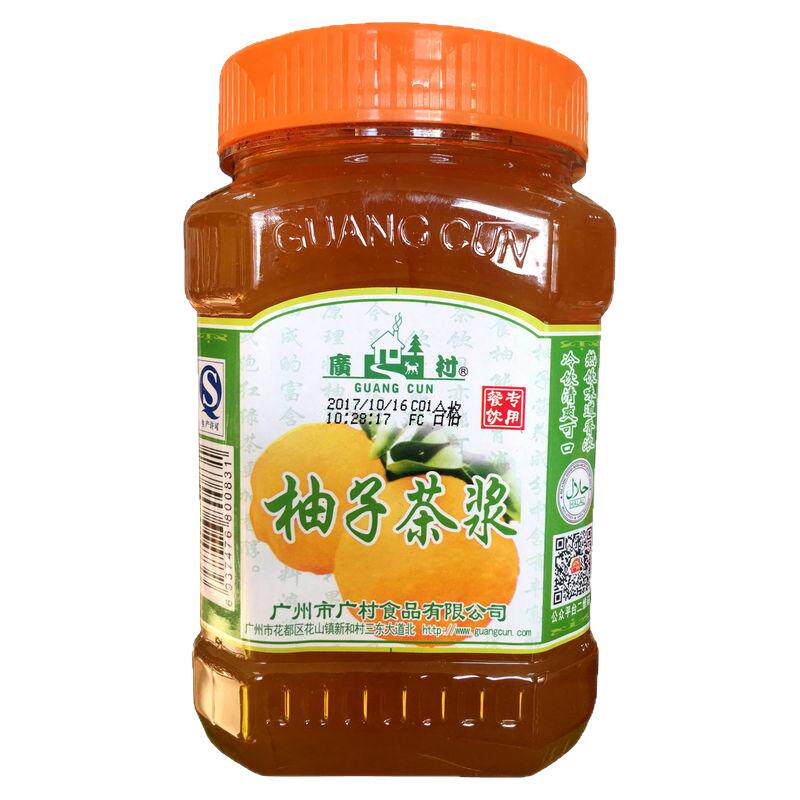 广村蜂蜜果味茶1kg多口味供选