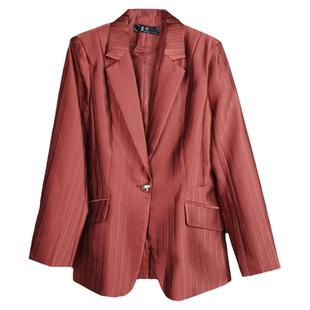 红色西装外套女高端2023新款秋冬时髦洋气轻奢主持人年会气质套装