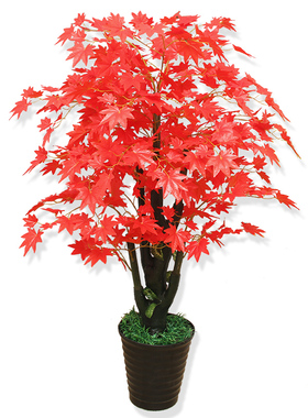 假红枫仿真植物仿真植物客厅盆栽