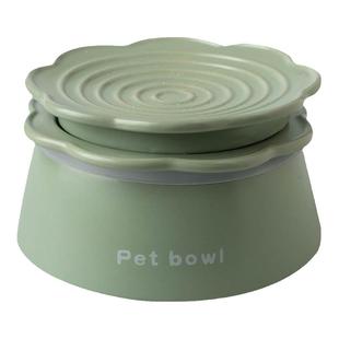 猫碗陶瓷宠物碗粮碗罐头餐盘水碗组合套装防打翻猫狗食盆宠物用品