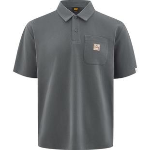 【凉感】CAT卡特25夏季新品男女同款索罗那短袖翻领落肩袖polo衫