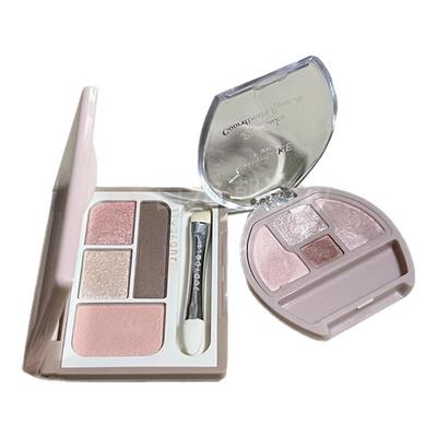 Judydoll橘朵卧蚕盘珠光提亮下至大地粉色四色眼影多用彩妆盘学生