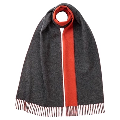 【特享65折】Johnstons of Elgin 双面宽幅纯羊绒围巾新年礼物