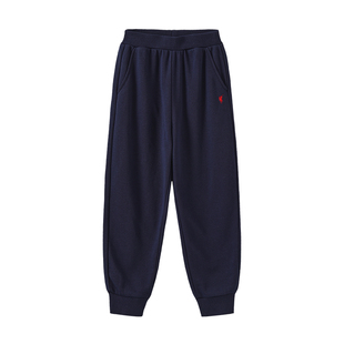 POLOWALK童装 男童卫裤加绒儿童裤子2025春秋季休闲裤运动裤保罗