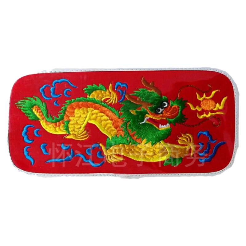 长方形绣花枕头顶顶成品