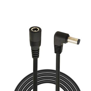 DC线弯头加粗0.75平方电源线5521mm公头母头直角直流12V10A电源线