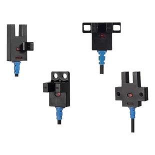 U形槽型光电感应开关EE-SX672-WR原点限位传感器 NPN常开常闭带线