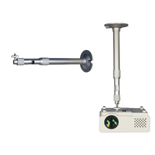 洲影微型投影仪支架极米坚果先科投影机吊架伸缩壁挂架单孔M6通用