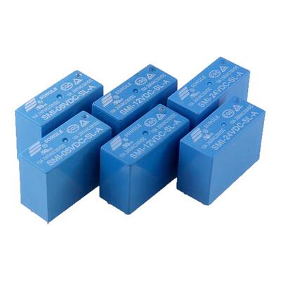 原装松乐继电器SMI-05V/12V/24VDC-SL-A/C/2C 5A 10A 4/5/8脚