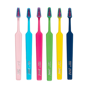 瑞典进口TePe趣彩牙刷软毛中毛尖头小头超细成人男女士情侣家庭装