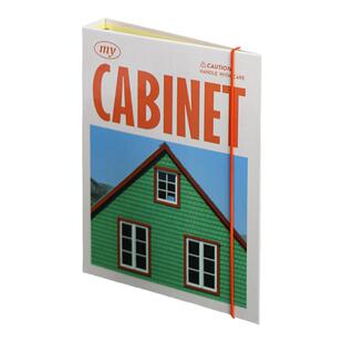 韩国paperian时尚复古A5活页6孔绑带封皮外壳ins手账卡册硬面封套