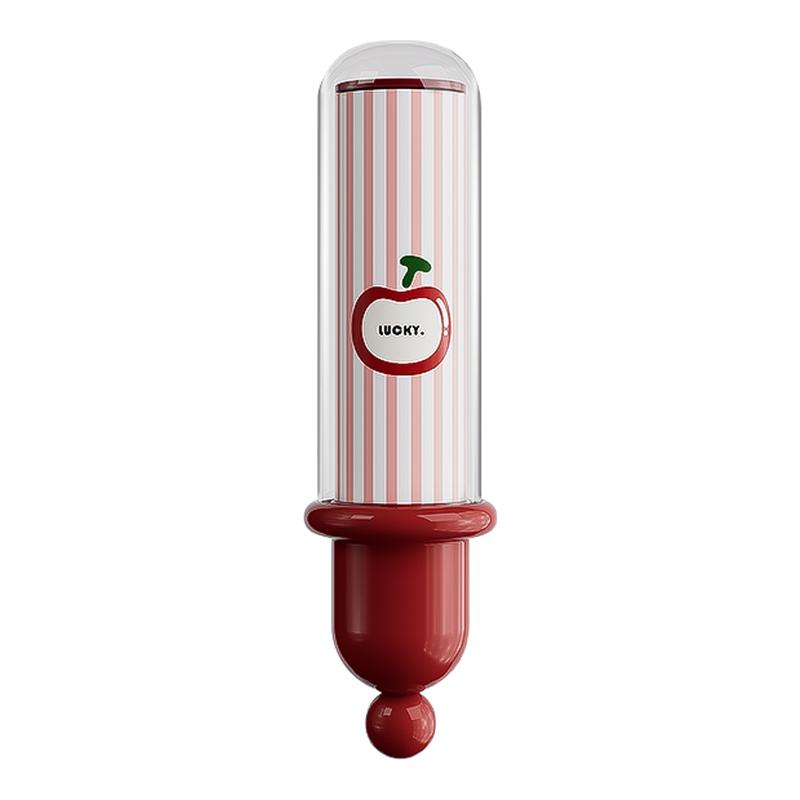飞兔便携粘毛器创意造型衣物除尘滚透明红小礼帽式粘毛神器去猫毛
