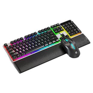 hp惠普游戏键盘鼠标套装手托有线电竞专用台式电脑笔记本机械手感