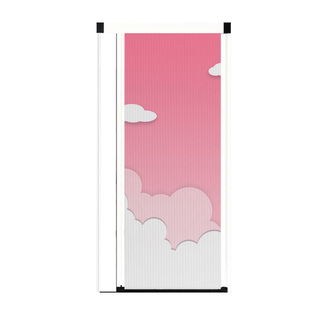 优诗曼儿童卡通无轨室内折叠隐形推拉门客厅卧室厨房隔断衣柜移门