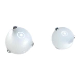 解药 钛合金14g天然宝石贝母抓镶舌钉埋钉 可喝酒 高抛光不磨