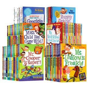 My Weird School 疯狂学校系列 123456季Fast Facts 英文原版 美国小学推荐读物初级章节桥梁漫画书 搞怪的校园故事Dan Gutman