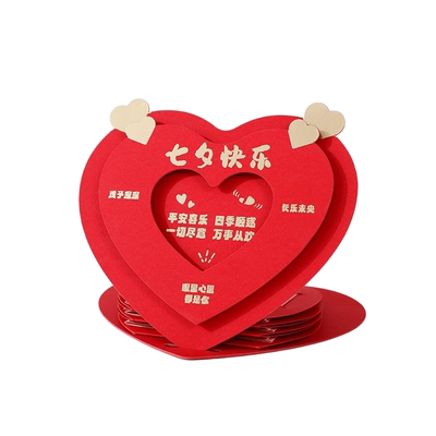 送亲爱的老公老婆仪式感红包加厚创意利是封七夕红包立体折叠爱心