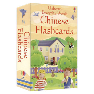 英文原版 Everyday Words Chinese Flashcards 日常中文用语 英文版 进口英语原版书籍